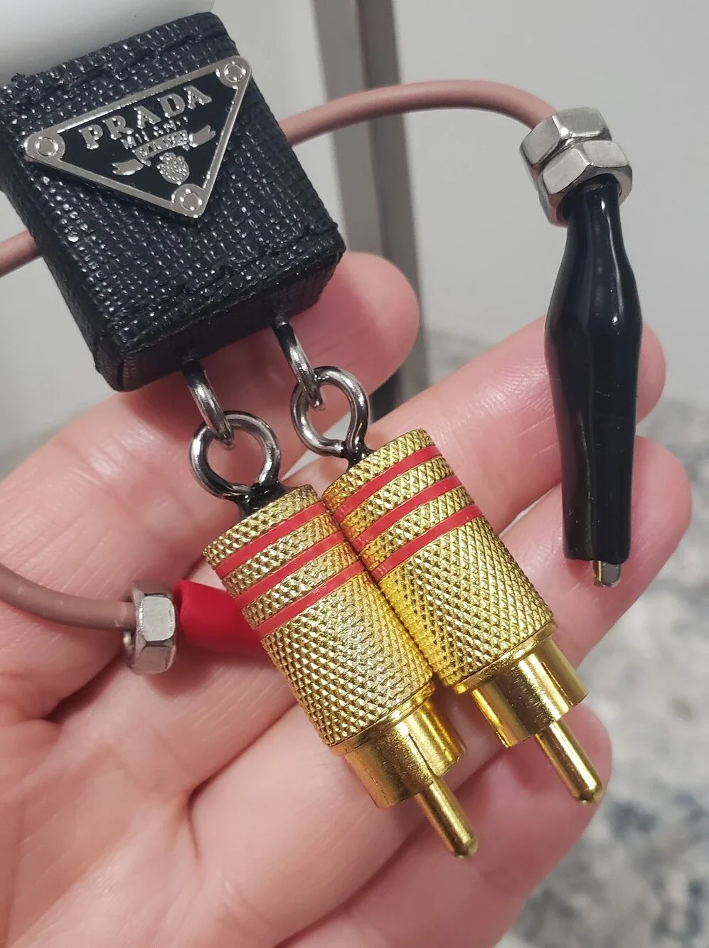 Fashion Robot Bag Charm Keychain NWOT
